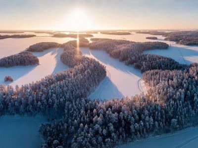 lakeland finland winter