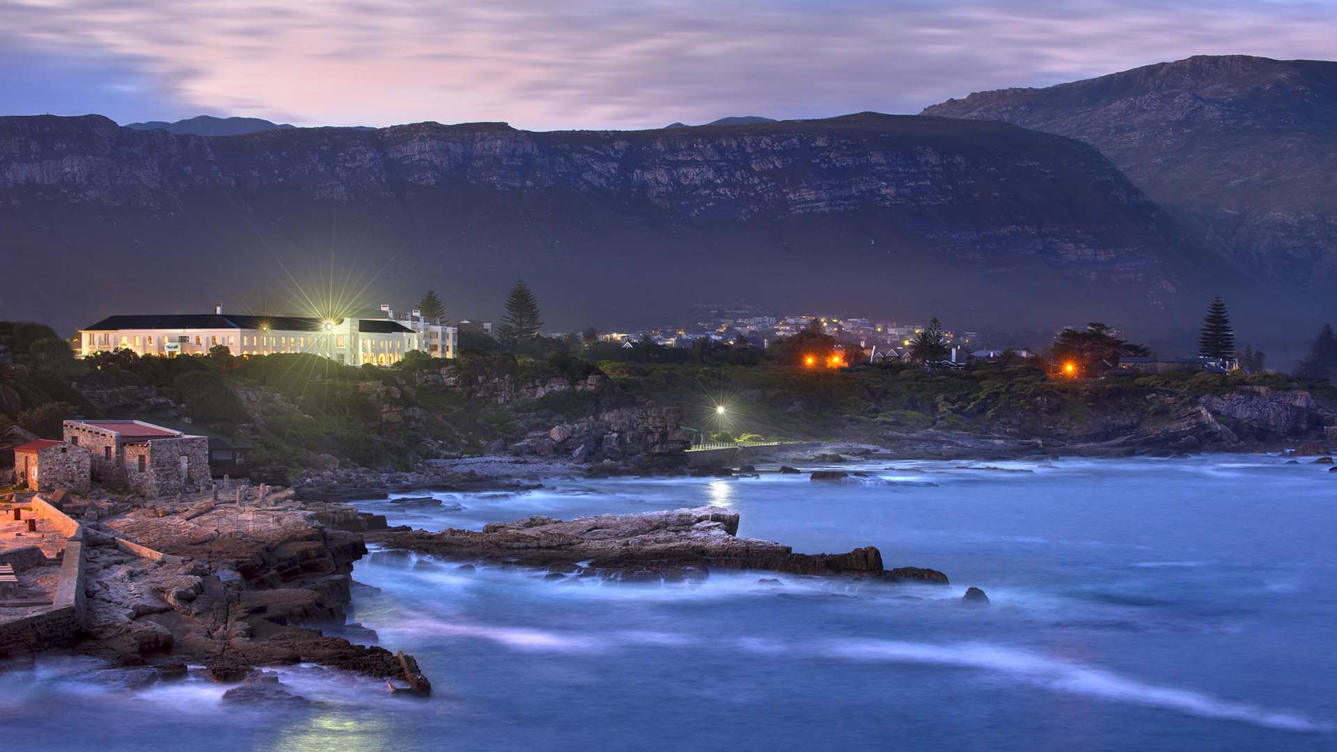 the-Marine-hermanus-Exterior-bynight Whale watching Overberg