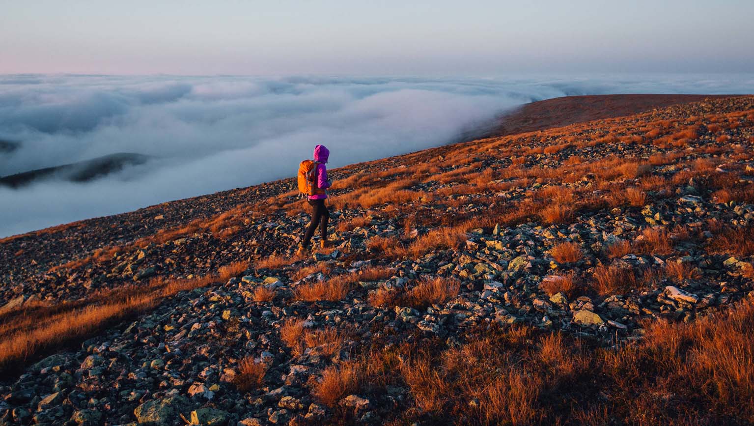 trekking in finland trekker in Finlandia in autunno