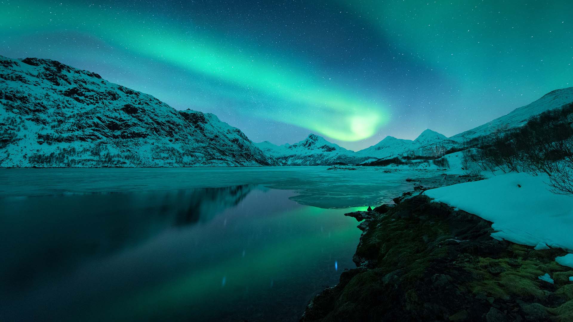 aurora boreale lofoten aurora boreale in inverno alle Lofoten