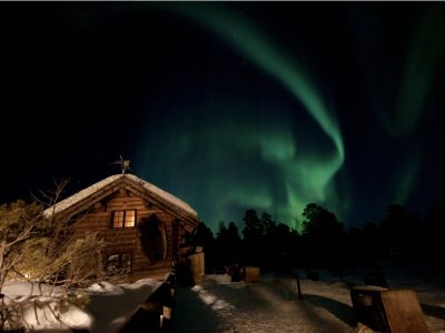 aurora boreale taiga karasjok