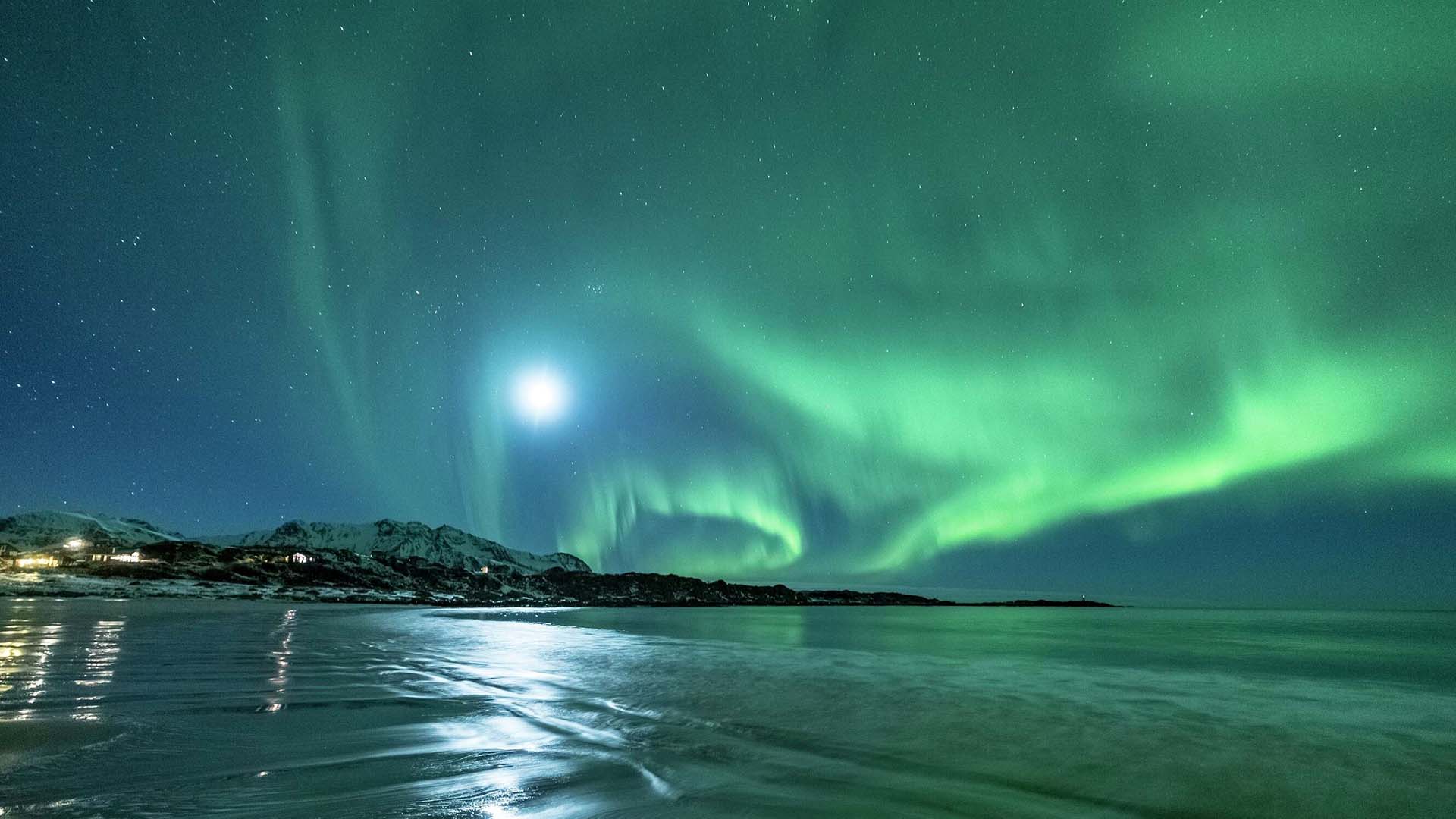 aurora jäger lofoten aurora boreale alle Lofoten