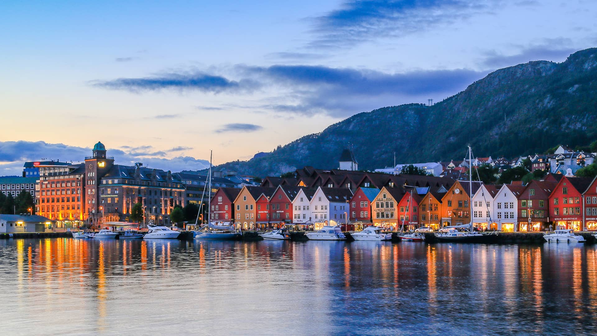 bergen case anseatiche du Bryggen a Bergen