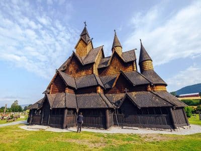 chiesa di legno norvegia
