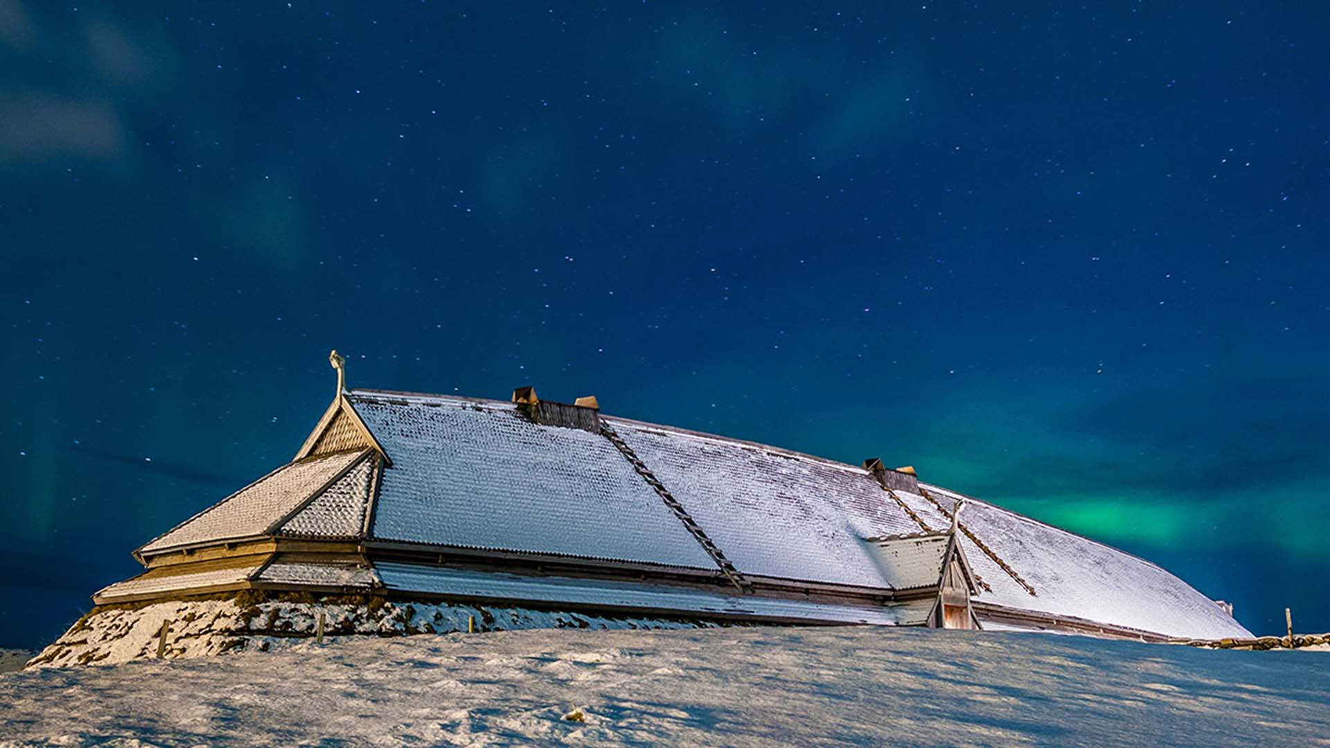 lofotr viking musem winter lofotr viking musem in inverno
