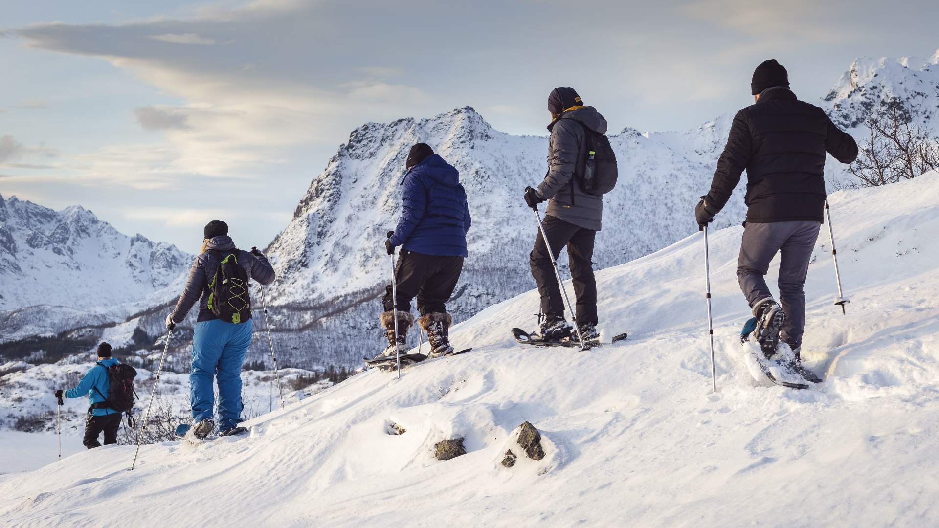 snowshoeing lofoten escursione con le ciaspole alle Lofoten