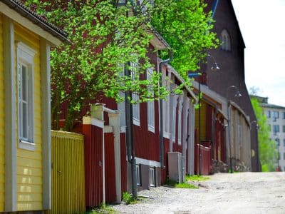 Old-wooden-town-of-Pietarsaari-Finland