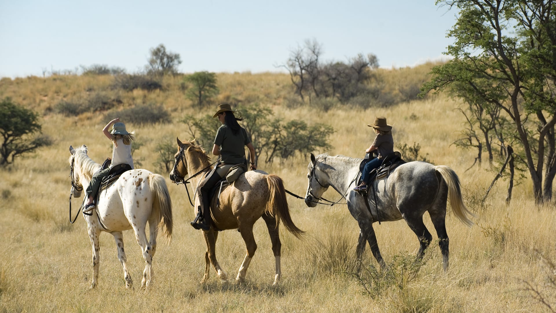 tswalu-kalahari-horse-riding safari a cavallo a Tswalu