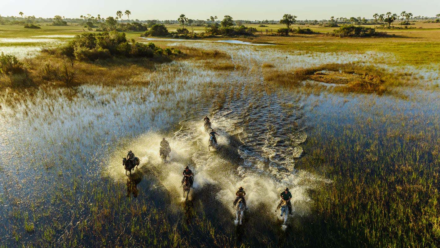 horseback-safari-okavango-delta-botswana-timbuktu-travel safari a cavallo nel delta dell'Okavango