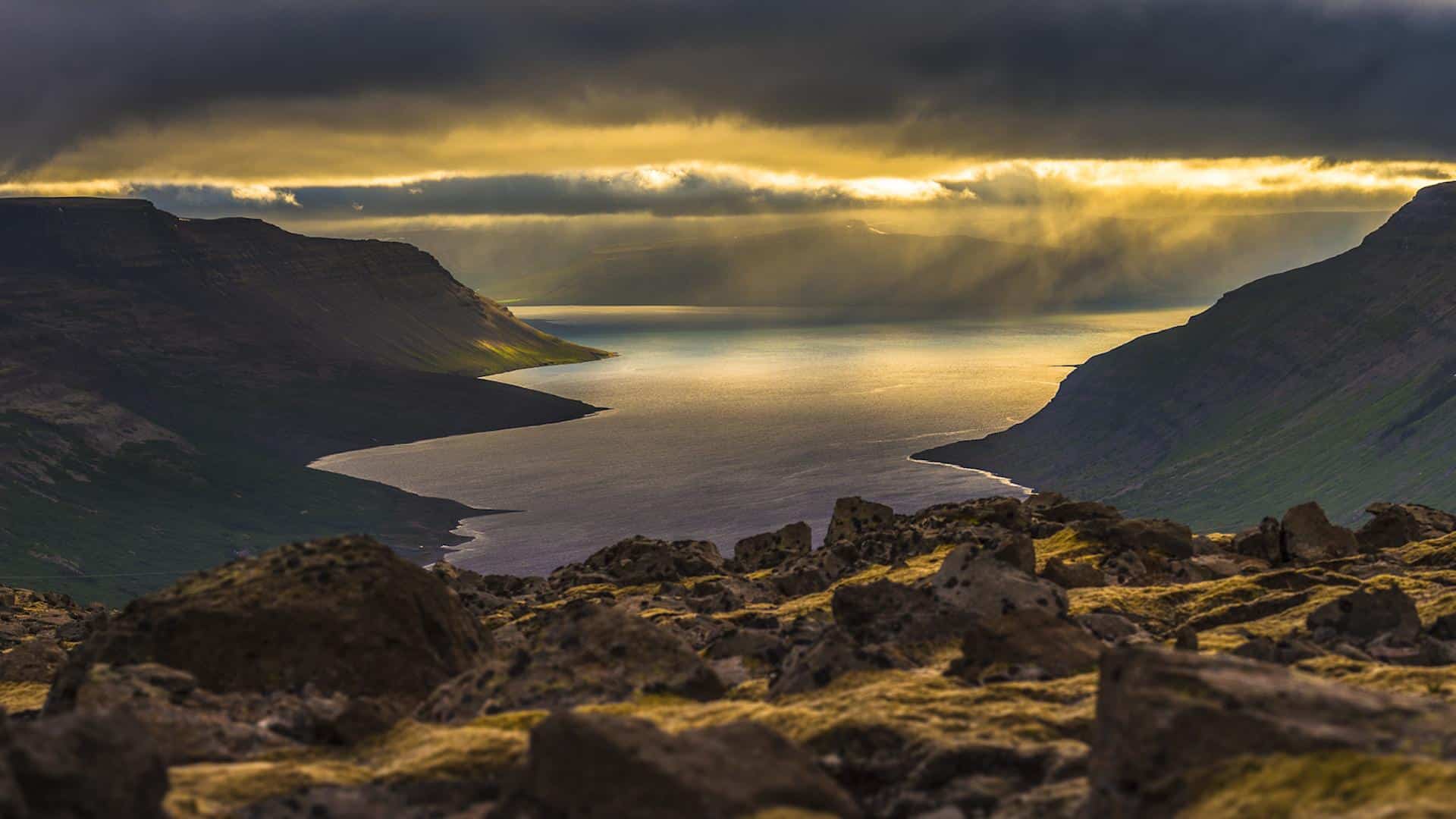 west fjords iceland tramonto sui fiordi occidentali dell'Islanda