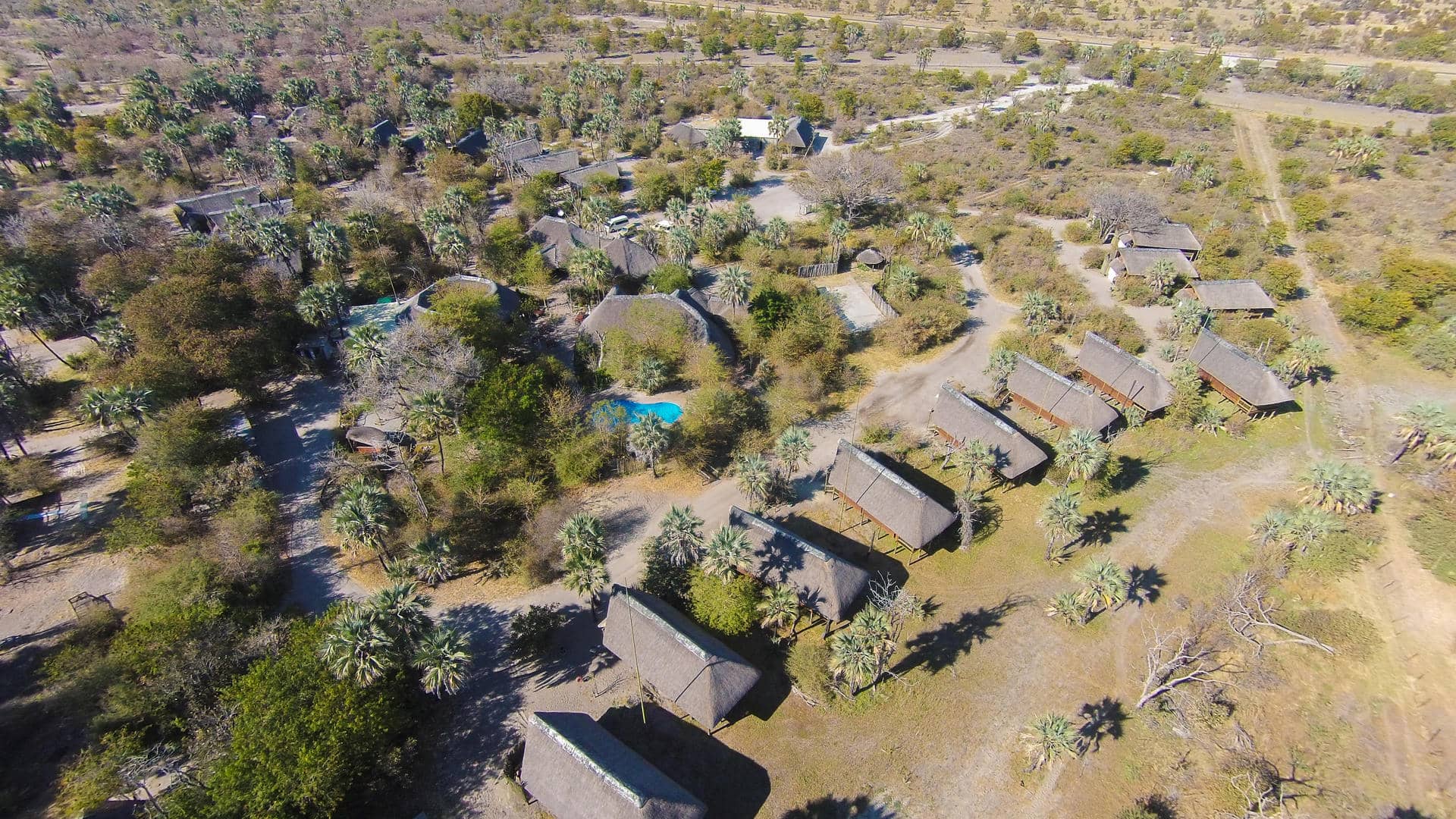 nata lodge vista aerea del Nata Lodge