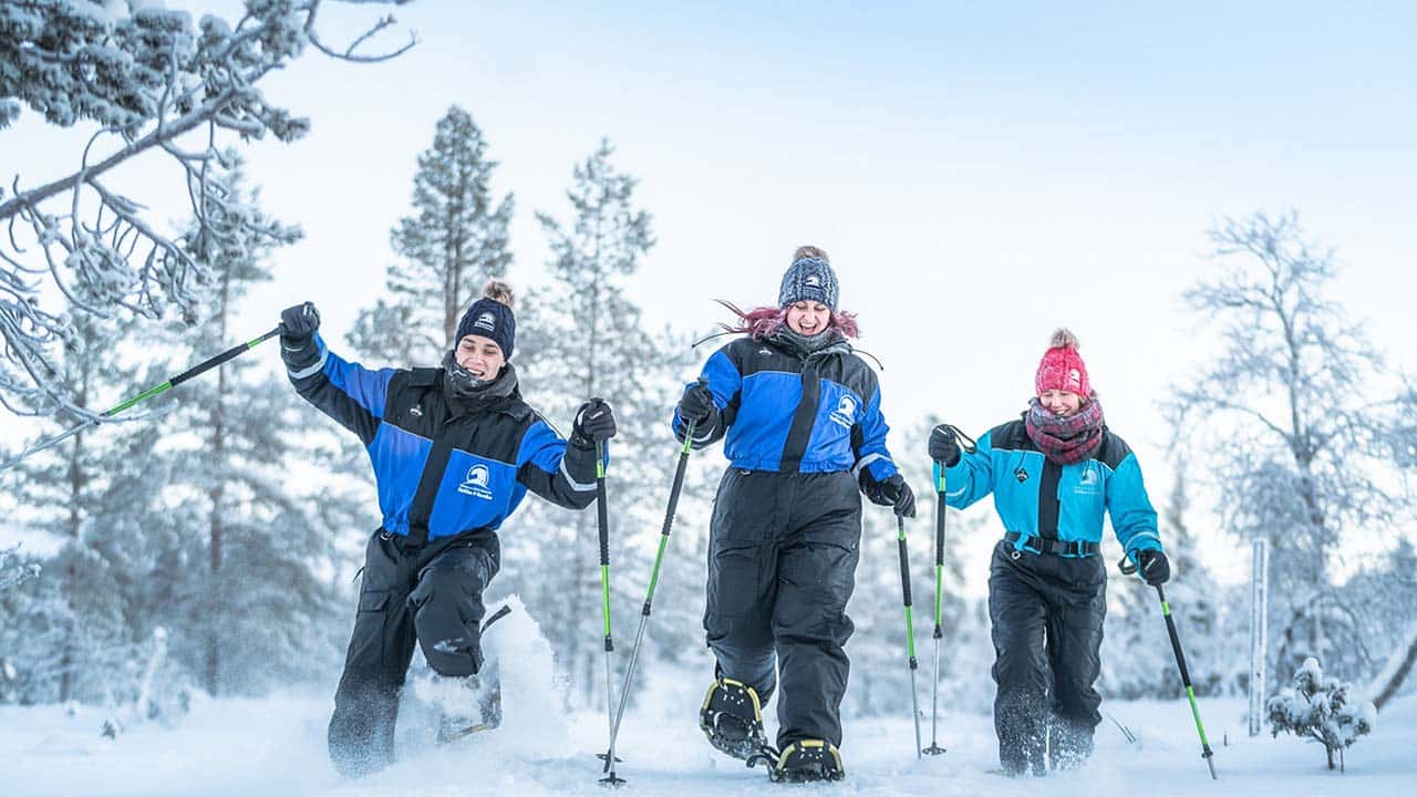 snowshoeing ivalo ciaspolata a ivalo