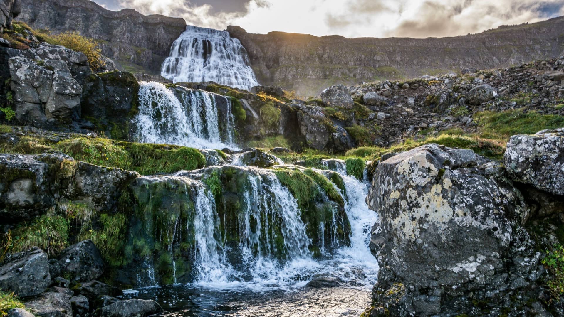 dynjandi-waterfall cascate di dynjandi